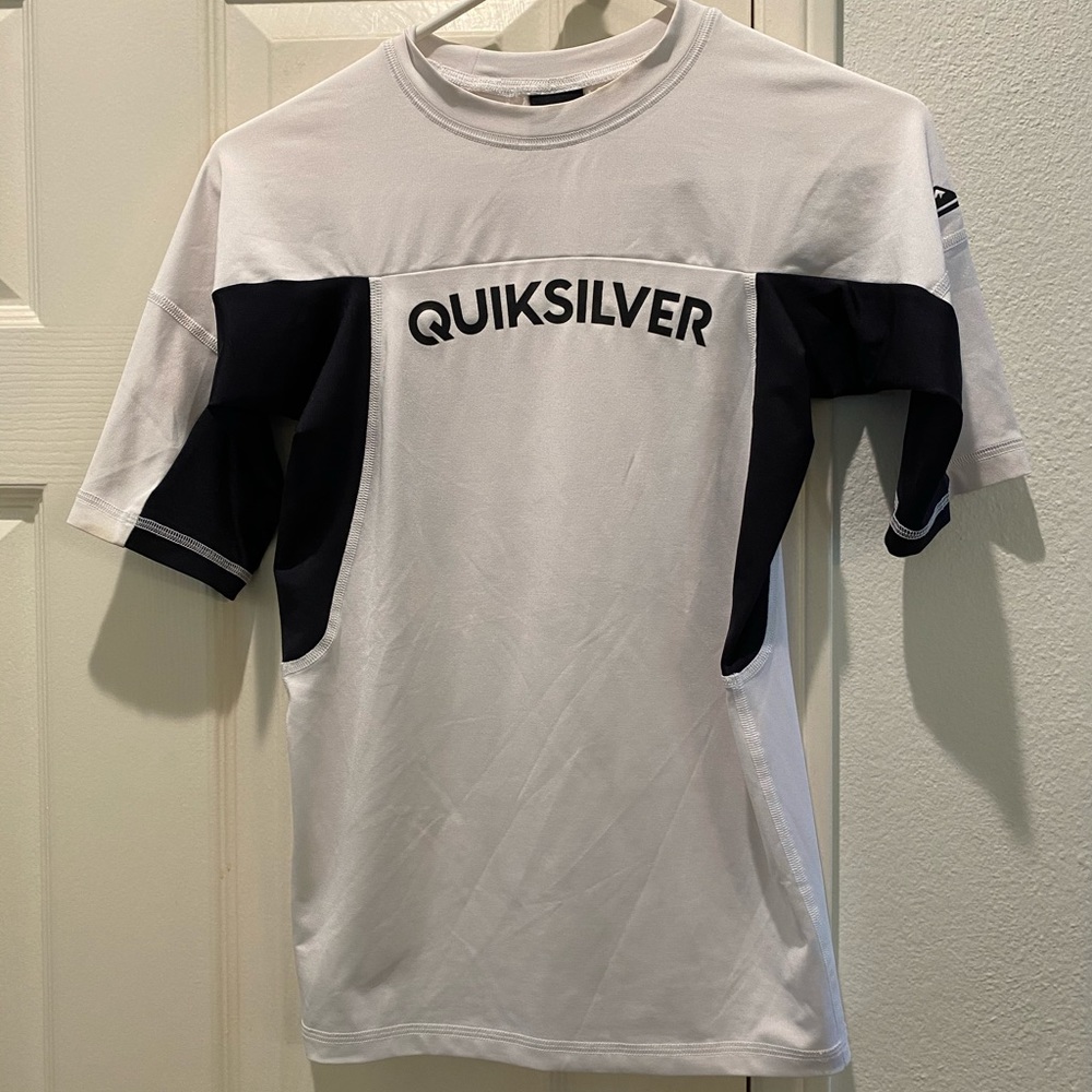 Quiksilver Boys' Performer Rashguard White, L